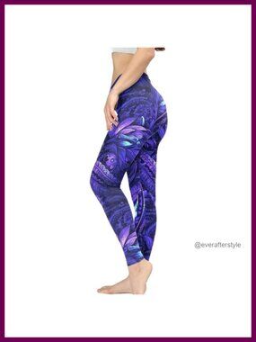 High Waist Stretchy Yoga Pants Buttery Soft Workout Leggings Plus Size